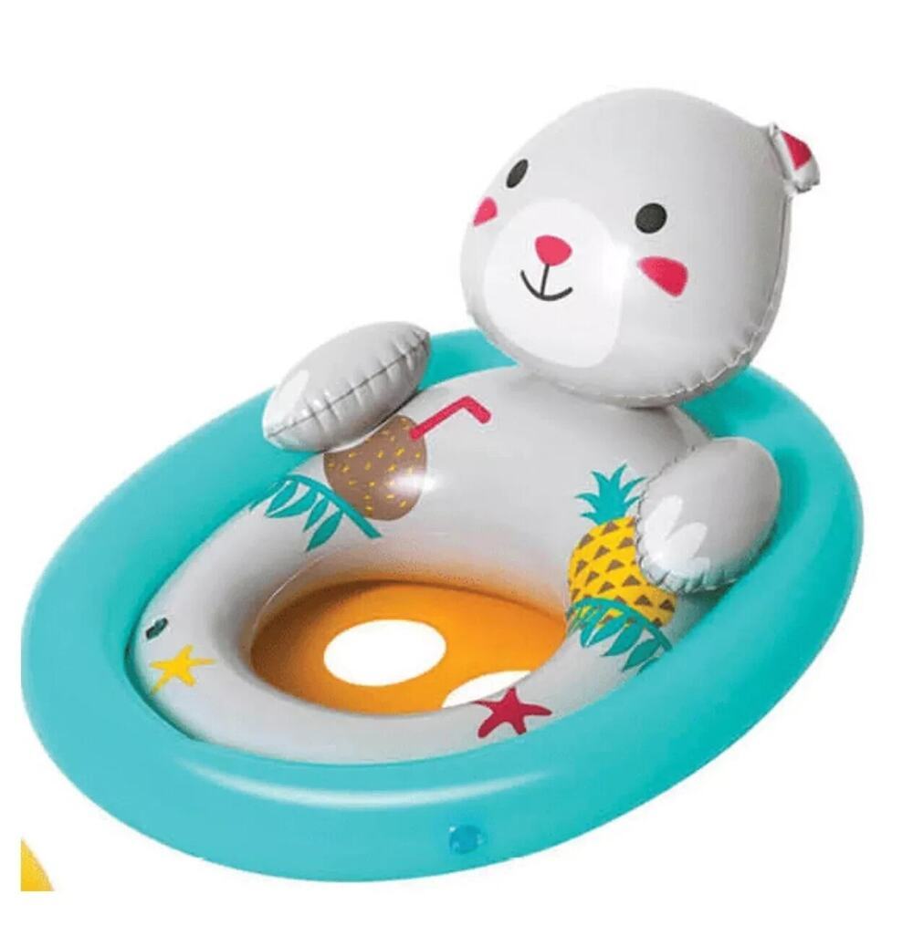 Water Sun & Fun Inflatable Baby Pool Float Cat Design Kids Summer Beach Ages 0-1